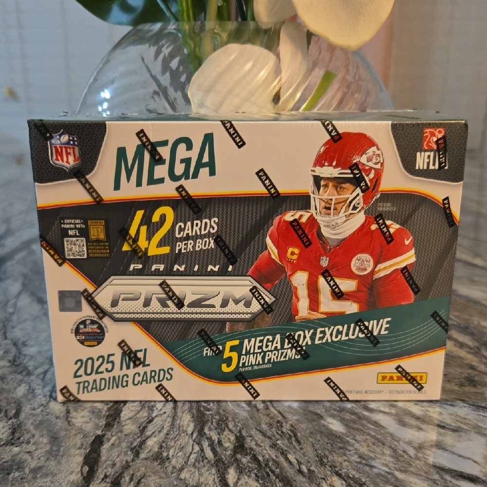 Panini Prizm Mega Box – White, Red, Teal Accents